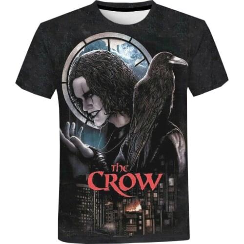 3D printed T-shirt mens womens horror movie fashion streetwear O-neck Harajuku hip-hop unisex