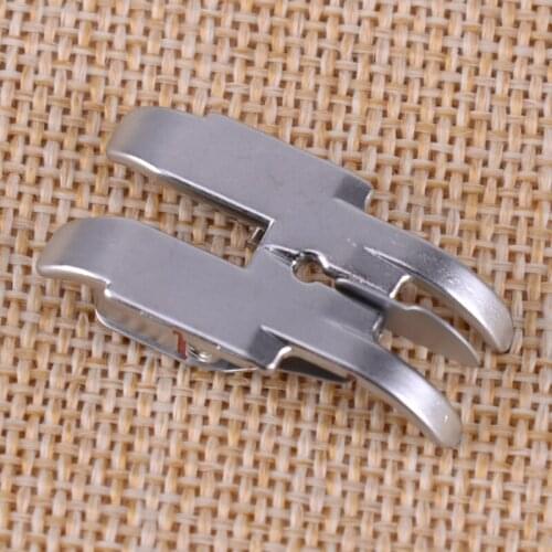 LETAOSK Silver Steel Snap on Edge Joining Stitch in Ditch Foot Fit for Pfaff 1222SE 1229 1035 1047 1069 1006 7570 Series