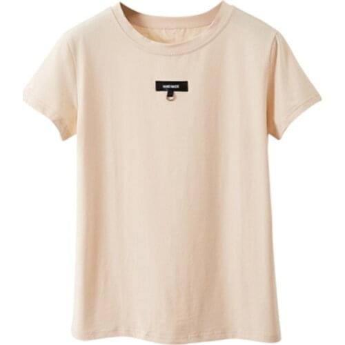 New cotton t shirt women clothes fashion Korean tops camiseta mujer tee shirt femme t-shirt women tshirt top Vetement Femme 2020