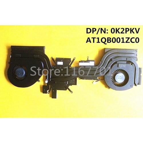 Laptop/Notebook CPU Cooling Radiator Heatsink&Fan for Dell M17X 17 R4 GTX1080 GTX1070 GTX1060 0K2PKV AT1QB001ZC0 138W-NV-E1-G3