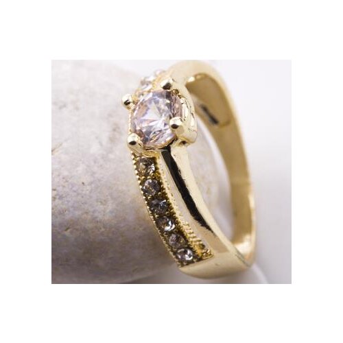 Single Row Single Stone Ring