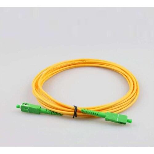 Fiber-Optic-Patch Jumper-Cable Singlemode Simplex Cord FTTH SCAPC 1Meter Fiber optic jumper 100 PCS