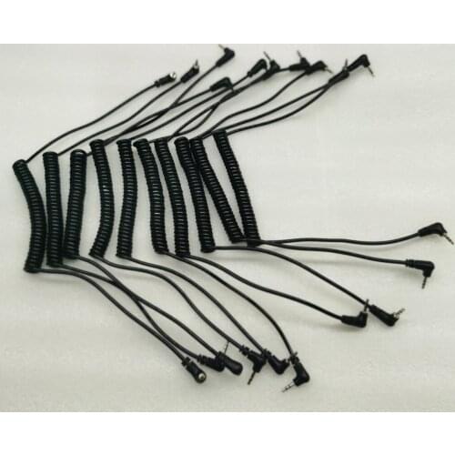 Camera Tripod Remote Controller Wire Lanc Spring Cable 2.5mm Headphone Plug Connection Accessories Brand Ten Pieces