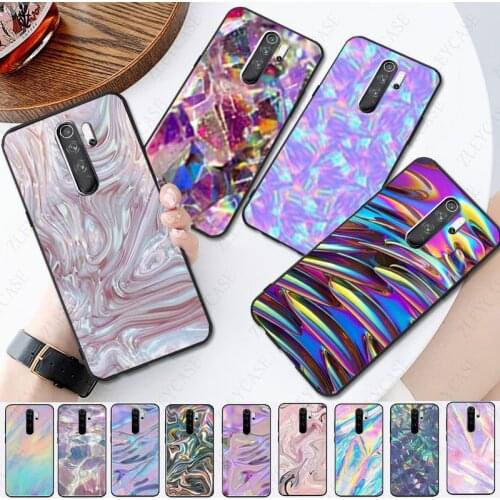 Rainbow iridescent holographic Phone Cover for redmi note8pro note7 note5 note6pro 8T 8A 7A 9A note9s note9pro K20 Cases