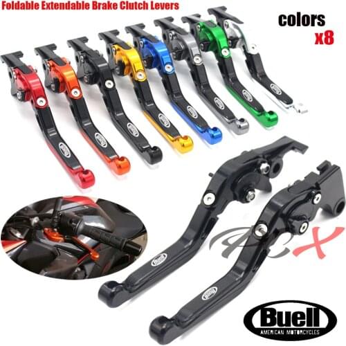 CNC Adjustable Extendable Motorcycle Brake Clutch Levers For Buell XB9 all models 2003-2009. XB12 all models up to 08 only 04-08