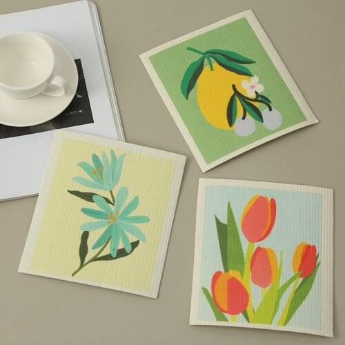 Glass Cleaning Cloth Dishcloth Lint Free For Windows Cars Kitchen Mirrors Traceless Reusable Fish Scale Rag Polishing Microfiber