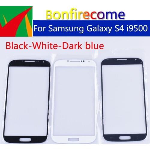 10pcs\lot Touchscreen For Samsung Galaxy S IV S4 i9500 i9505 i9506 i9515 i337 GT-i9505 LCD Front Outer Glass Touch Screen Lens