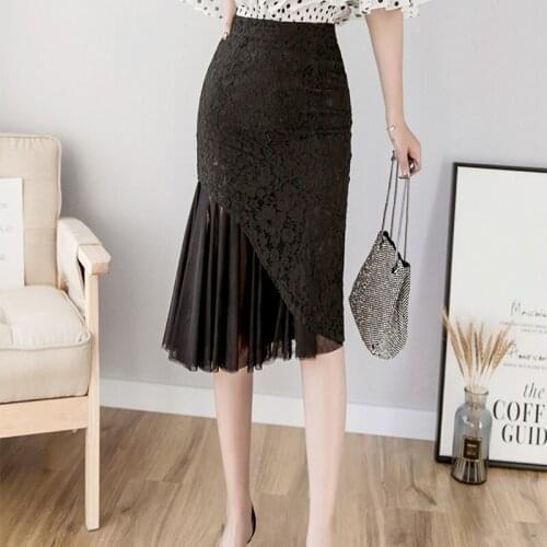 Side With Me Lace Pencil Skirts