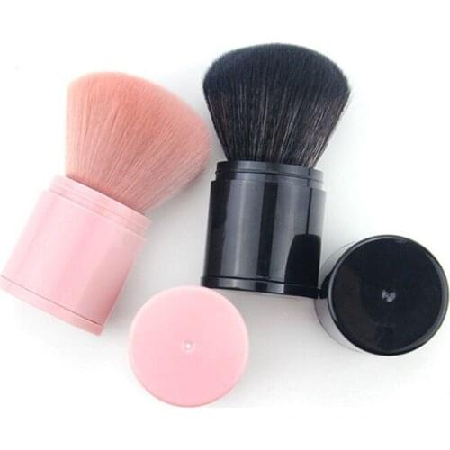 Convenient Retractable Makeup Brush One Large Powder Blush Brush With Lid Full Set Of Beauty Tools Convenient