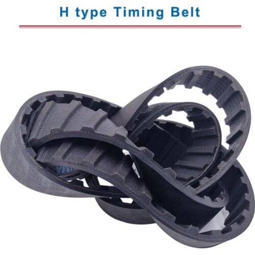 H type timing belt model-1750H/1765H/1800H/1850H/1900H/2200H Trapezoid teeth belt teeth pitch 12.7 mm width 25/30 mm