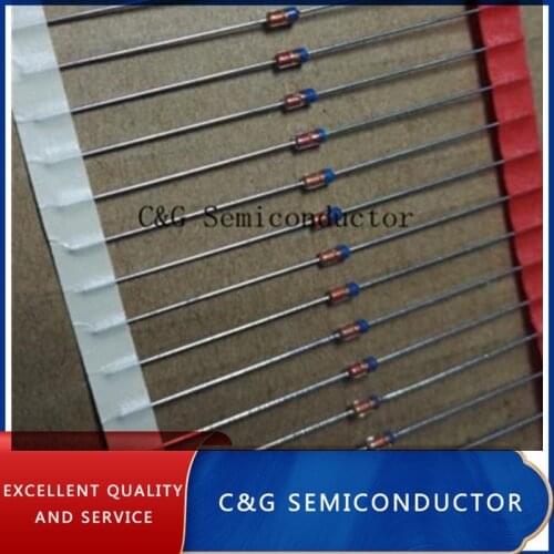 100PCS BAT46 DO35 The glass seal Schottky diode ORIGINAL ZJ