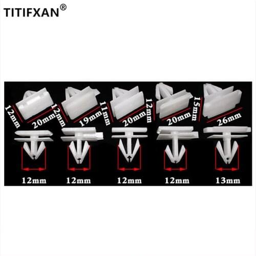 15PCS For Ford Buick Chevrolet Cadillac Plastic Fasteners Door Seat Side Skirt Threshold Clamp