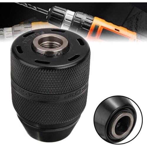 2-13mm Keyless Drill Chuck Heavy Duty Keyless Impact Drill Chuck For Mini Drill Rotary Tool Converter Shaft Driver Tools