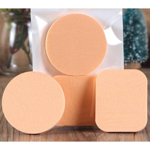 2PCS Makeup Foundation Beauty Cosmetic Facial Face Sponge Powder Puff Remover Towel Face Cleansing Makeup Lazy Powder Puff