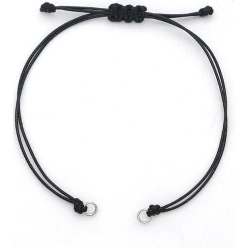 5pcs Braided Waxed Cord Adjustable Rope Chain Braid Bracelets for DIY Bracelet Making Women DIY Handmade Jewelry Making