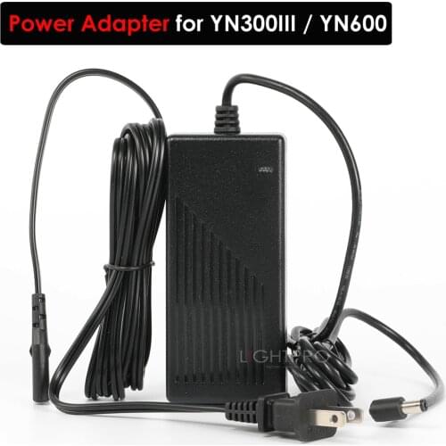Brand Yongnuo AC DC Power Adapter for Yongnuo YN600 AIR YN600L YN600 YN300III YN300 AIR YN360 YN160 III Led Video Light Panel
