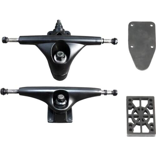 ELOS-6.25Inch Longboard Trucks Skateboard Bridge Spring Shock Absorption Trucks Aluminium Alloy Longboard Bridges