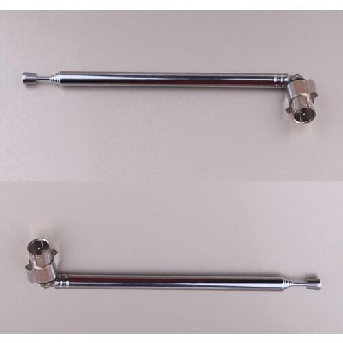 4pcs F Type Coaxial Coax Telescopic FM Antenna Male interface FOR Denon YAMAHA ONKYO MARANTZ PHILIPS TEAC SONY Home Theater AV