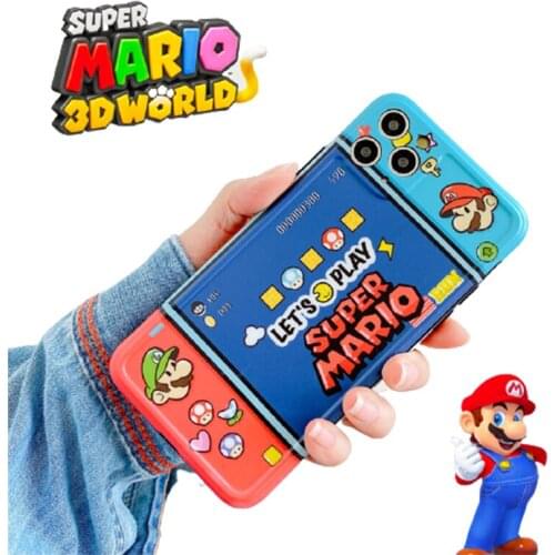 Mario Mobile Phone Case Cartoon Animation IPhone 7/8/7/8 Plus/X/Xs/Xr/Xs Max /12/12pro Anti-drop Protective Cover