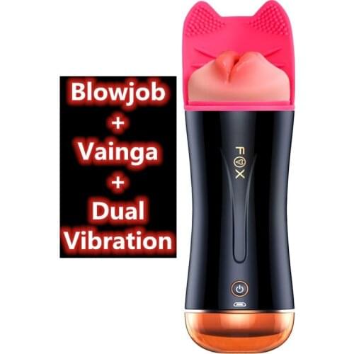 Male Masturbator Silicone Vagina Automatic Telescopic Real Pussy Sucker Adult Masturbation Cup Sex Toys for Men
