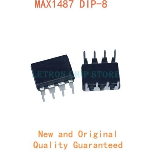 10PCS MAX1487 DIP8 MAX1487CPA DIP-8 MAX1487EPA DIP new and original IC Chipset