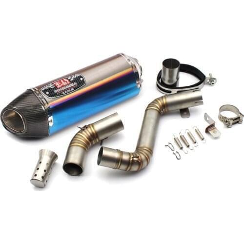 Full System Motorcycle Exhaust muffler Mid Link Pipe for KTM Duke 125 Duke 200 Duke 390 Duke 250 Yoshimura Exhaust Escape moto