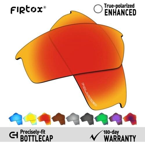 Firtox Anti-Seawater Polarized Lenses Replacement for-Oakley Bottlecap Sunglasses (Lens Only) - Multiple Colors
