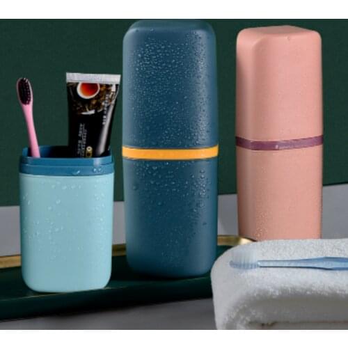 Bathroom portable toothbrush holder box outdoor travel camping toothbrush storage storage box box accessories