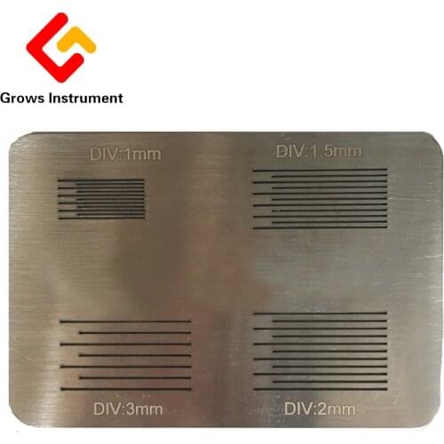 Lattice board test board adhesion force one hundred grid cutting plate one hundred grid plate row grid cutting rule