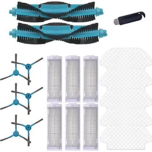 Roller brush side brush HEPA Disposable mop robot sweeper accessories replacement for Conga 3290 3490 3690 Filter vacuum cleaner