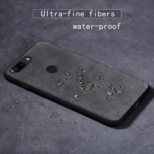 Luxury Leather Phone case For Oneplus 7 7t 8 pro nord Suede leather Soft Back cover For one plus 7t 7tpro 8 6 6t 5 5t waterproof