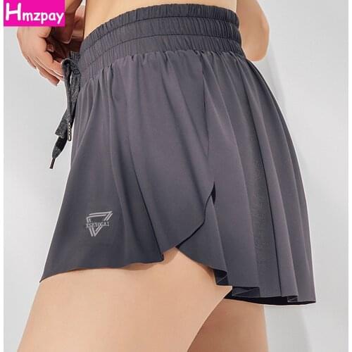 Womens Running Athletic Yoga Sports Casual Shorts Active Shorts Skirts Skorts Outdoor Fitness High Waist Baseball Tennis Hakama
