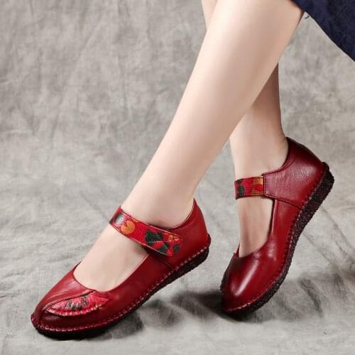 Women Shoes Flat 100% Authentic Leather Plain toe Lace up Ladies Shoes Flats Woman Moccasins Female Footwear vbn78