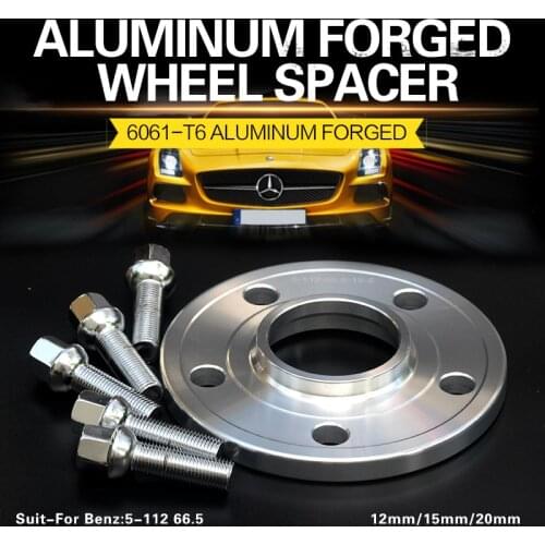 2/4Piece Wheel Spacers Adapte 12/15/20mm 5x112 66.5mm suit for Benz W204/205/211/212/213/220/245/242/246/461/460/463/447 M14x1.5