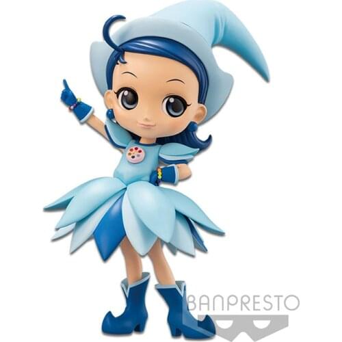 2021 Bandai Anime Figures Little Witch DoReMi Meiwei Aiko Original Color Scenery Figure Hand-made Trendy Play Toys For Children