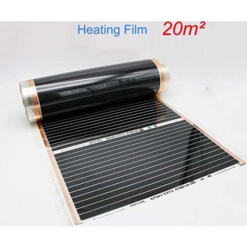 20m2 Infra Red Electric Heater Film Underfloor Heater Under Ceramics or Stone Surface Heating Film