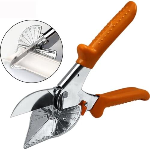 45-180 Degree Angle Mitre Siding Wire Duct Cutter PVC PE Plastic Pipe Hose Scissors Cut Multi-purpose Housework Plumbing Tool