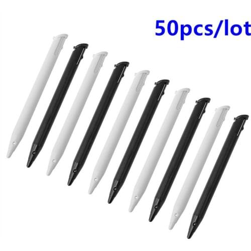 50pcs/lot Plastic Screen Touch Stylus Pen For New 2DS XL LL 2DSLL/XL Game Console Video Gaming Hand Writing