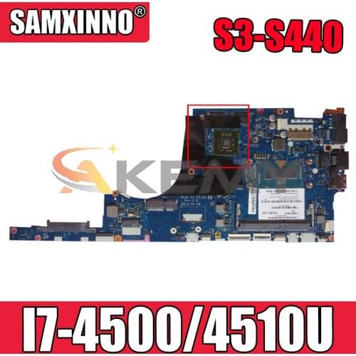 Akemy VIUS5 LA-9761P Is Suitable For Lenovo Thinkpad S3-S440 V4400U Laptop Motherboard CPU I7 4500 4510U GPU HD8670M 100% Test