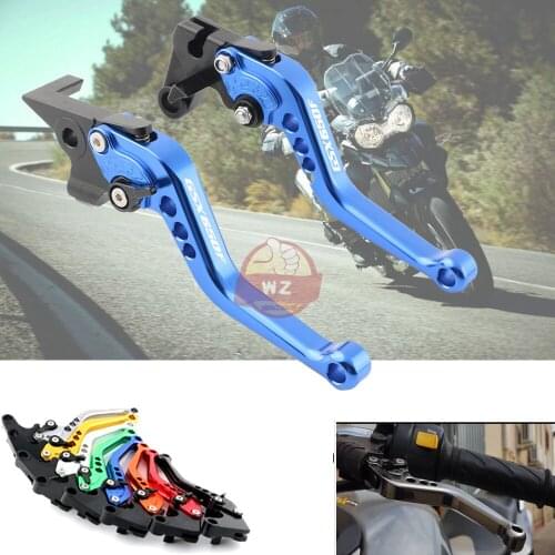 For GSX650F para SUZUKI GSX 650F GSX650 F GSX 650 F 2008-2015 accesorios Para motocicleta palancas de freno cortas