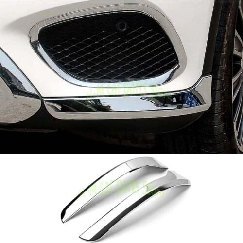 Car Styling For Mercedes Benz GLC Class X253 2016 2017 Front Bumper Lip Spoiler Canards Splitter Corner Protector Cover