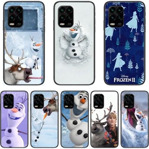 FROZEN Phone Case For xiaomi Redmi Note 9S 8 7 6 5 A Pro T Anime Black Cover Silicone Back Pretty senior