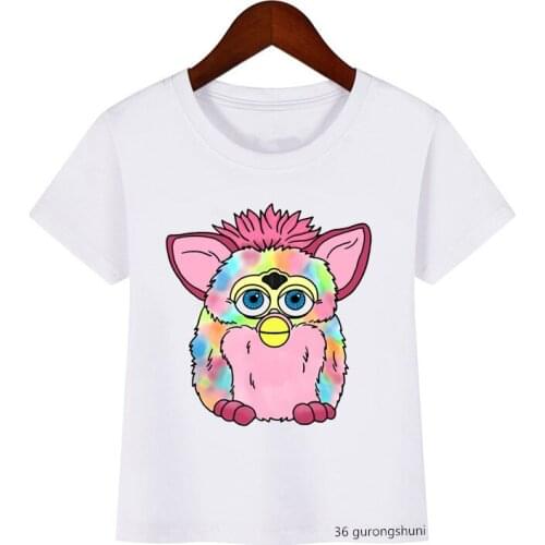 Funny Bird Animal Print T-shirt Boys Girls Rose Glitter Eagle Graphic T Shirt Girls Kids Clothes Tshirt Summer Tops Camisole