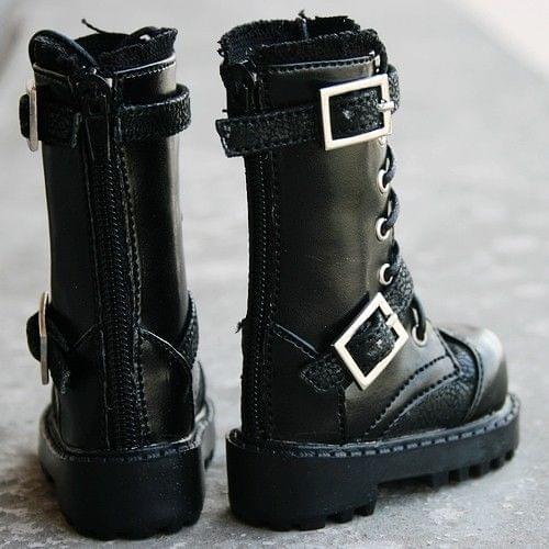 [wamami] 18# Black 1/3 SD DOD BJD Dollfie Leather Boots/Shoes