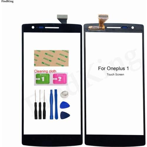 5.5" Mobile Touch Screen For OnePlus One / One Plus 1 oneplus1 A0001 Touch Screen Digitizer Front Glass Sensor Panel Tools