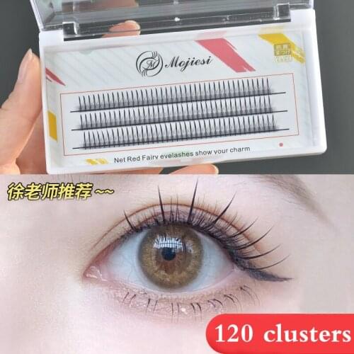 Mojiesi A/M Shape Personal Eyelash Professional Makeup False Eyelash Bundle 3D Mink Hair Extension Natural