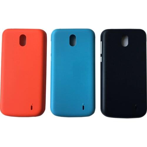 ZUCZUG New Plastic For Nokia 1 Rear Housing Battery Cover Case Back Housing With Side Keys+Logo