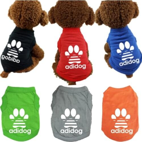 Dog clothes thin summer dog shirt dog vest breathable and comfortable Teddy Corgi General XS-3XL small and medium-sized dogs
