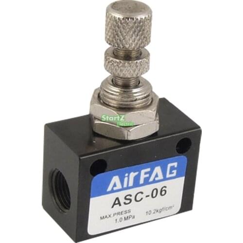 Pneumatic Air ASC Series G1/8" Pipe Bore Flow Control Valve ASC-06