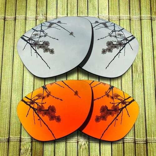 Polarized Replacement Lense For-Oakley Frogskins Sunglasses Frame - Chrome & Red Combine Options